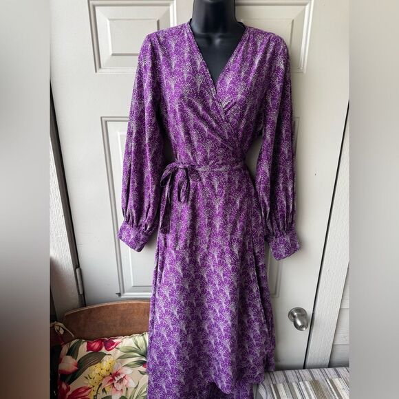 Roller Rabbit Printed Long A-Line Dress – Size S - Picture 6 of 12